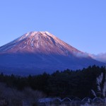 父娘ふたり富士山見ながら極寒・冬キャンプ 富士ヶ嶺・おいしいキャンプ場